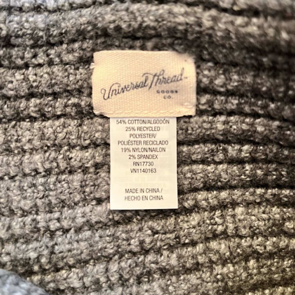 Universal Thread Gray Knit Headband, One Size, NWT - Picture 3 of 3